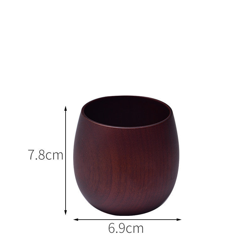 Wooden Tea Cup Goblets