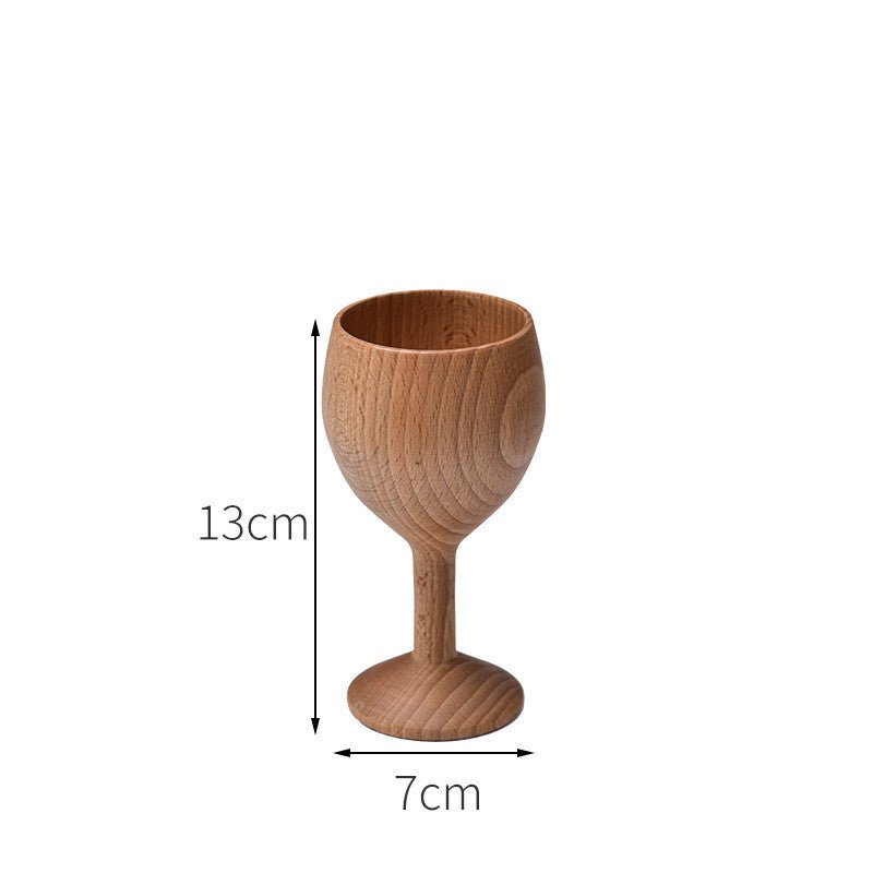 Wooden Tea Cup Goblets