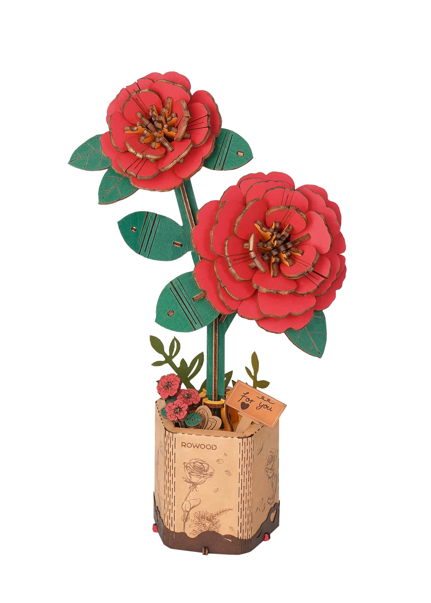 Wooden Flower Bouquet Puzzle