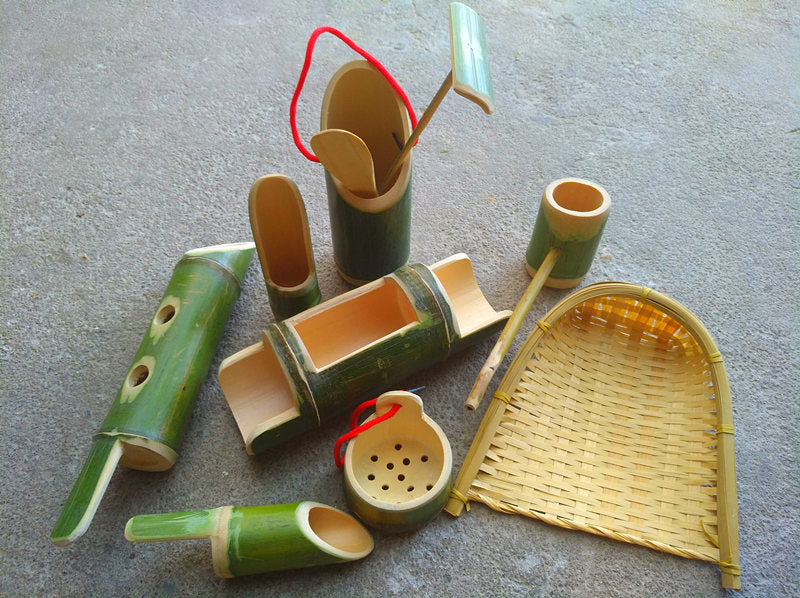 Kid's Bamboo Toys Set