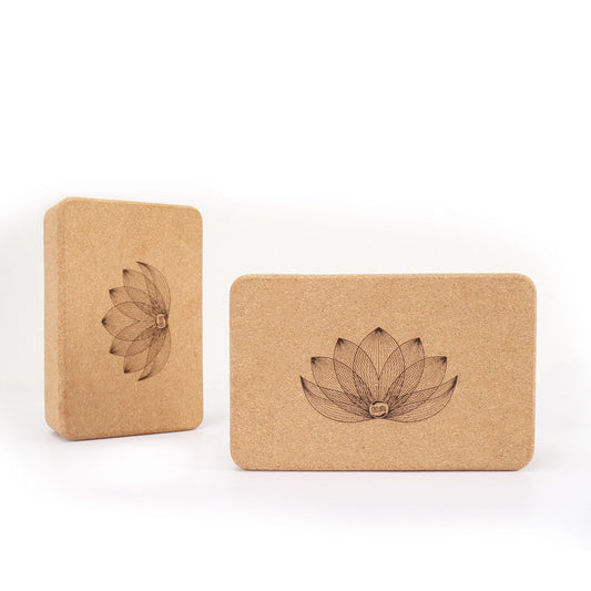 Wooden Cork Yoga Block