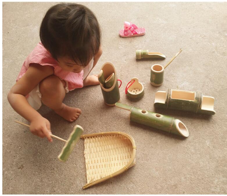 Kid's Bamboo Toys Set