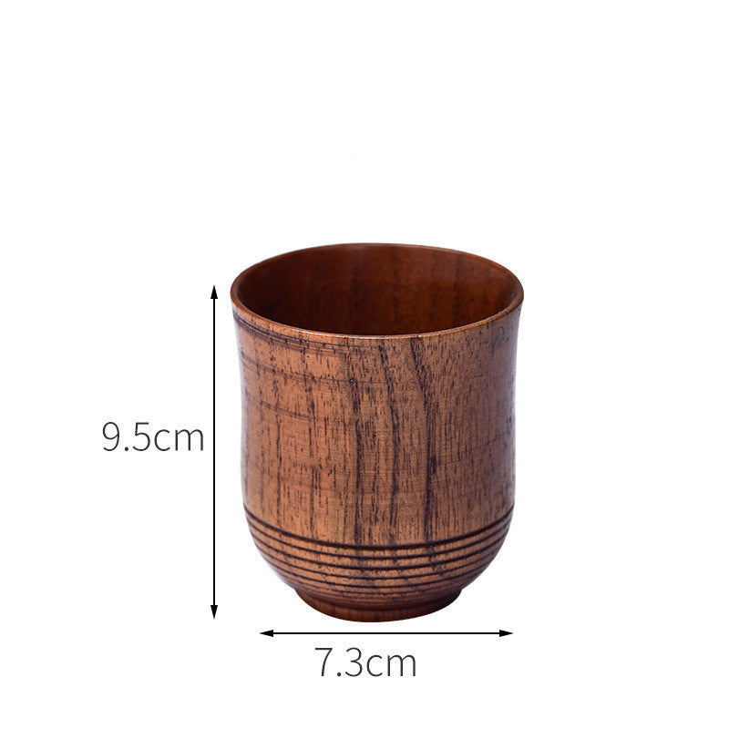 Wooden Tea Cup Goblets