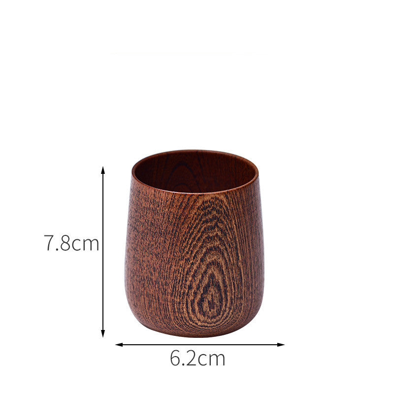 Wooden Tea Cup Goblets