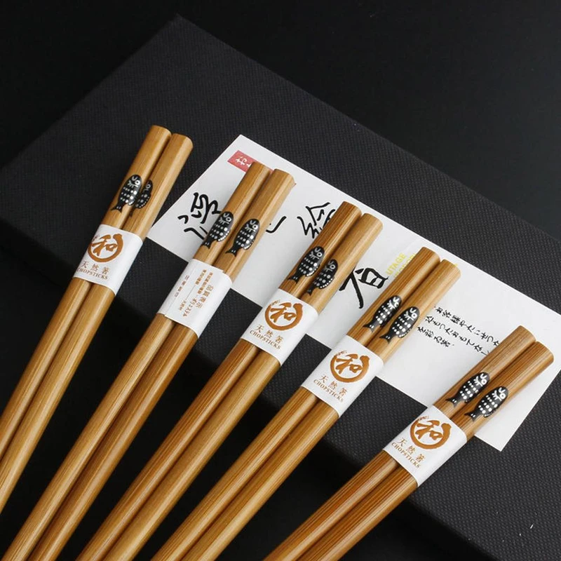 Japanese Bamboo Chopsticks (Set of 5)