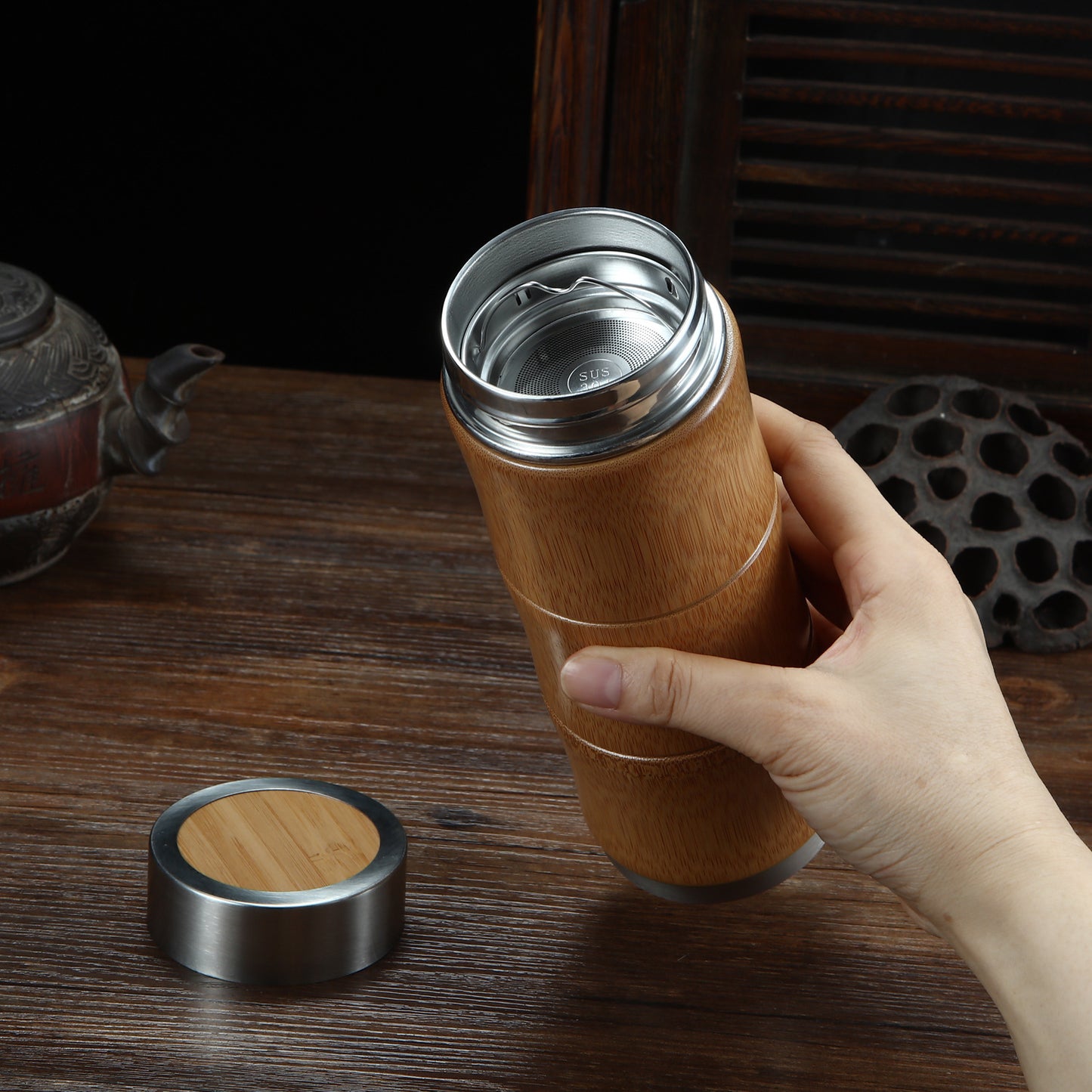 Bamboo Hot Water Cup