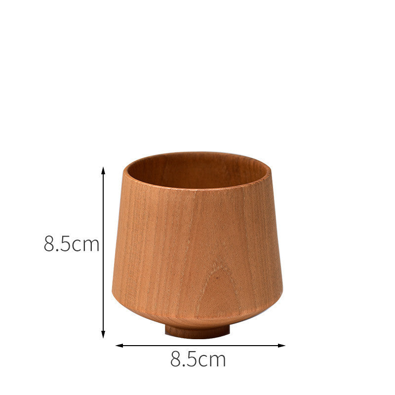 Wooden Tea Cup Goblets