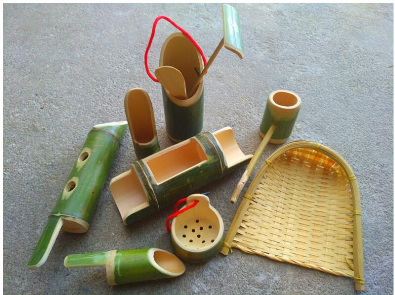 Kid's Bamboo Toys Set