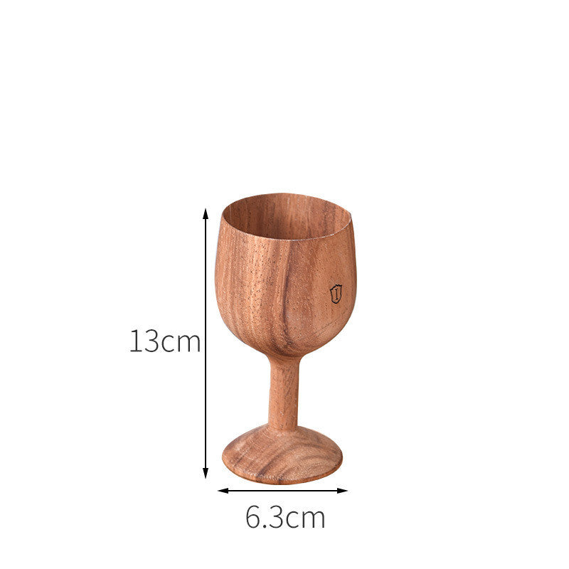 Wooden Tea Cup Goblets