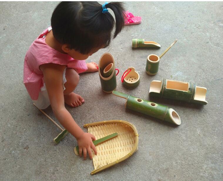 Kid's Bamboo Toys Set