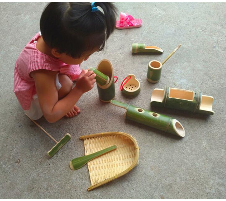 Kid's Bamboo Toys Set