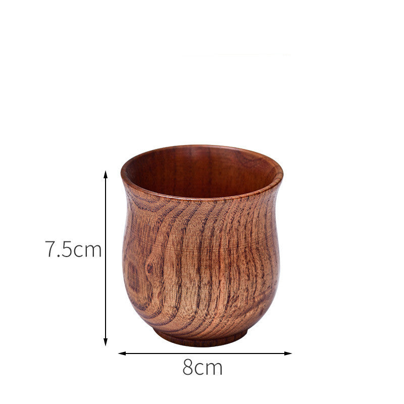 Wooden Tea Cup Goblets