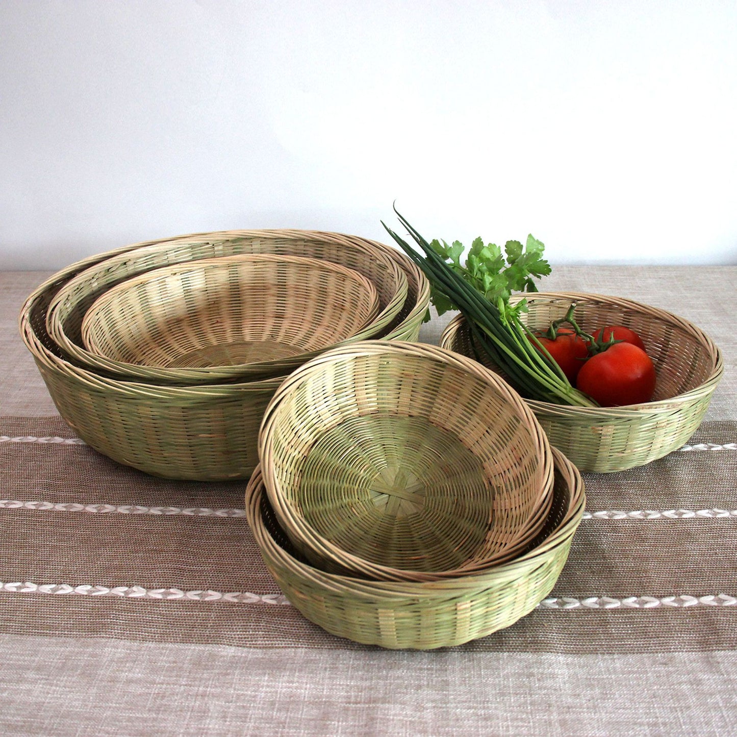 Hand Woven Bamboo Sieve | Steamer | Storage Basket