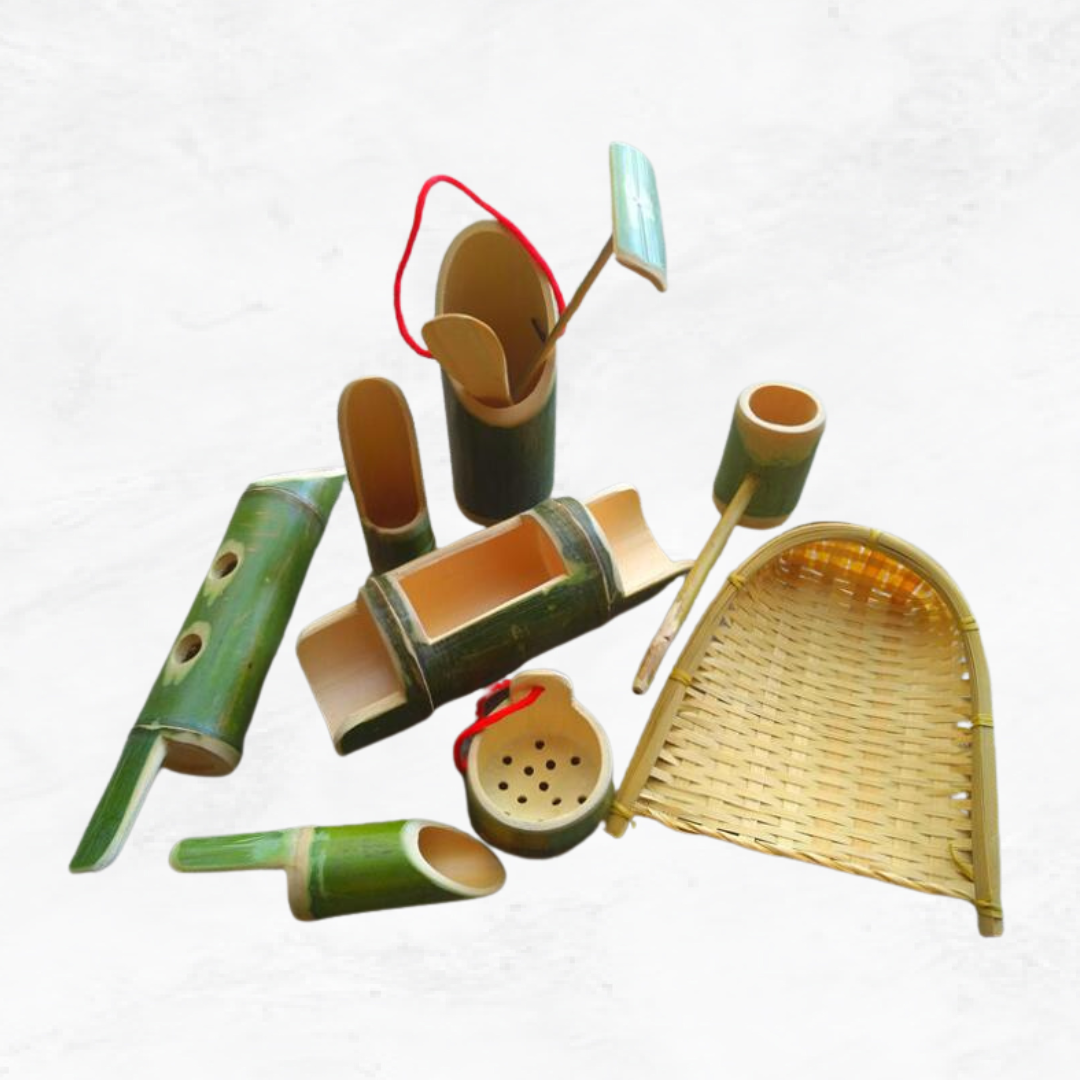 Kid's Bamboo Toys Set