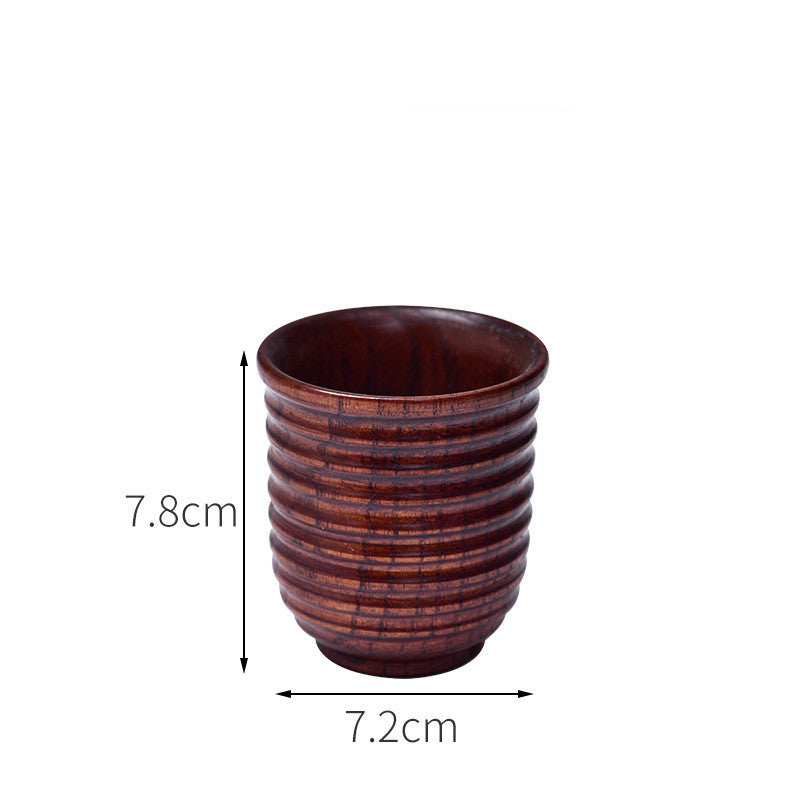 Wooden Tea Cup Goblets